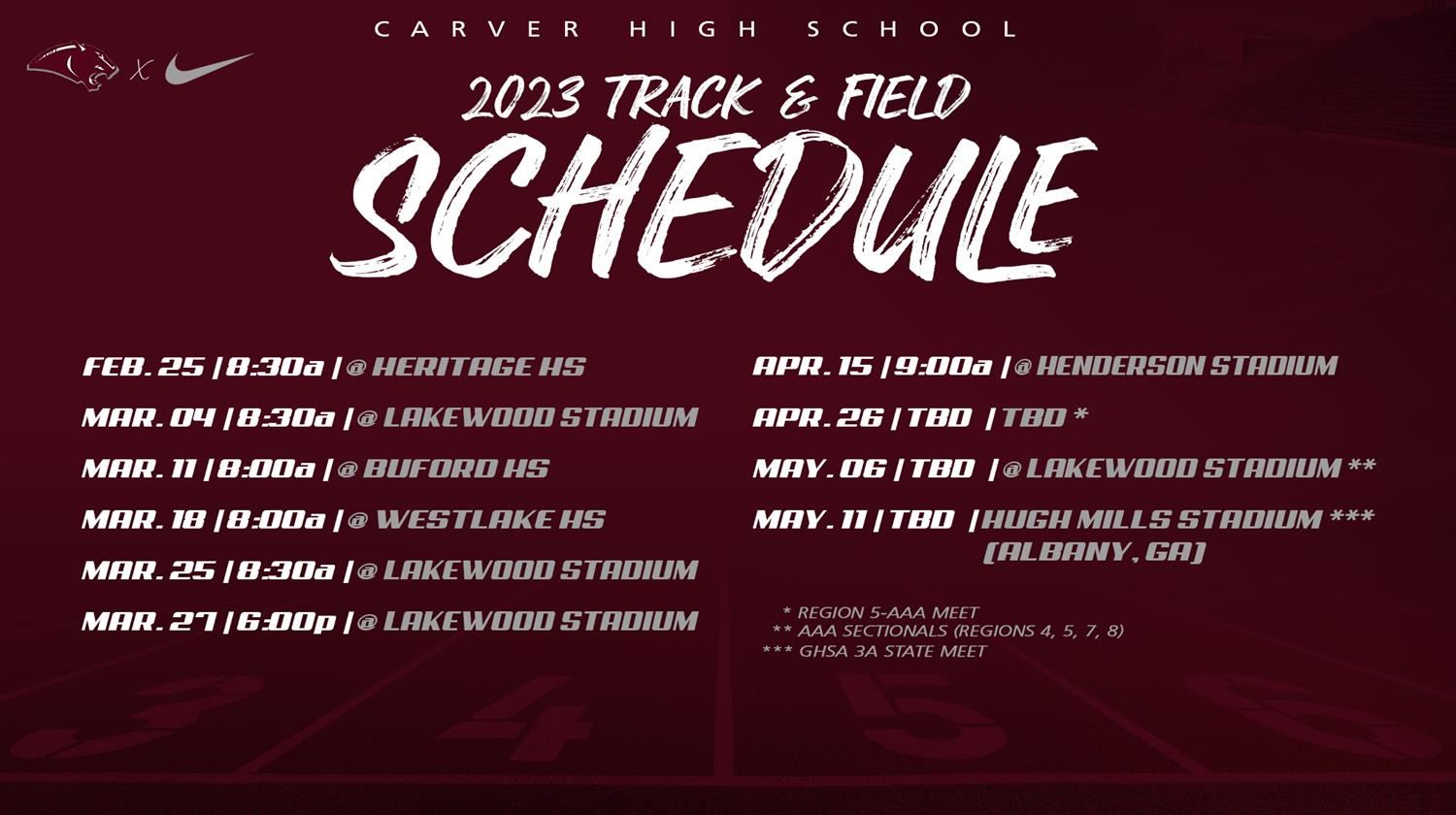 track schedule 2023
